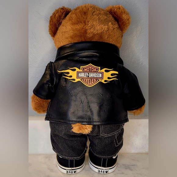 Build-a-Bear Harley Davidson Biker Bear - With Photos - Picture 2 of 8